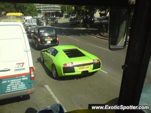 Lamborghini Murcielago spotted in London, United Kingdom