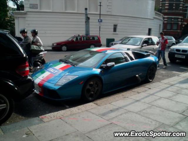 Lamborghini Murcielago spotted in London, United Kingdom