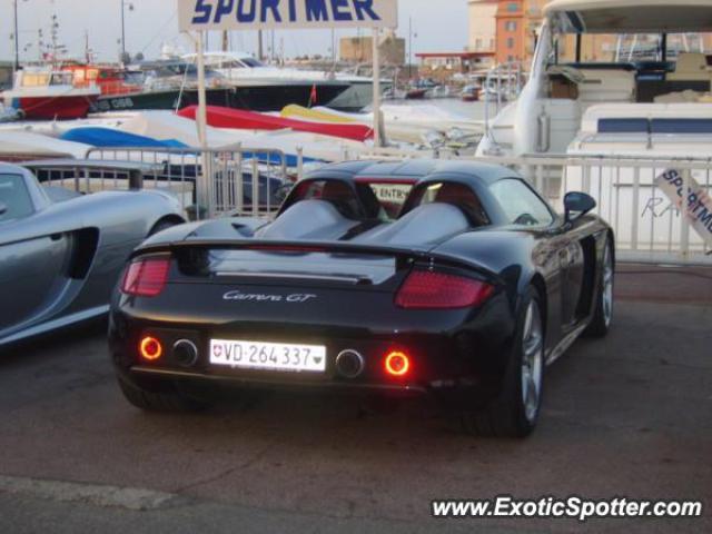 Porsche Carrera GT spotted in St Tropez, France