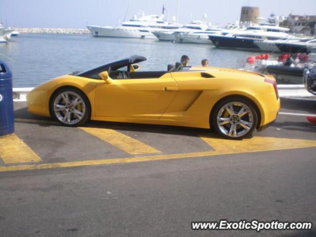 Lamborghini Gallardo spotted in Puerto banus, Spain