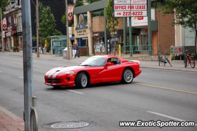 Dodge Viper spotted in Toronto, Canada