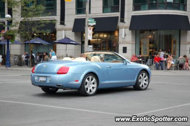 Bentley Continental spotted in Toronto, Canada