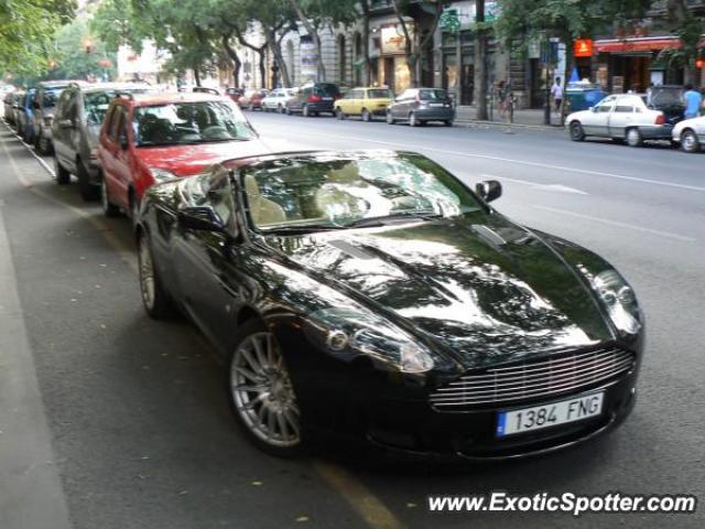 Aston Martin DB9 spotted in Budapest, Hungary