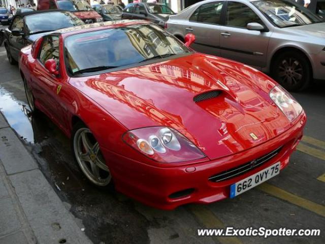 Ferrari 575M spotted in Paris, France