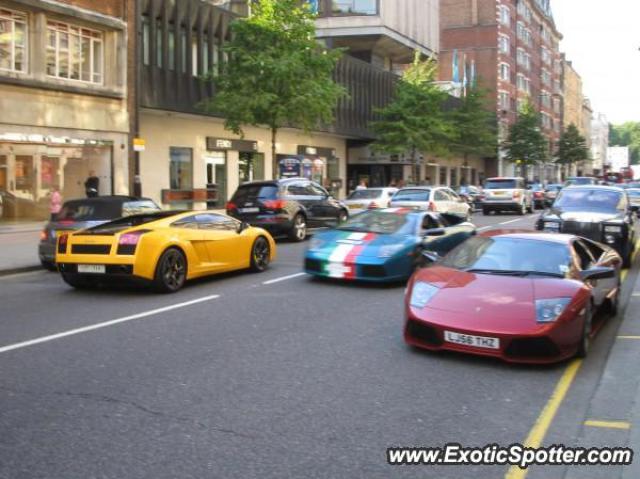 Lamborghini Murcielago spotted in London, United Kingdom