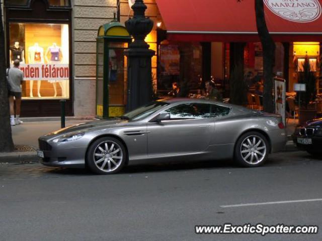 Aston Martin DB9 spotted in Budapest, Hungary