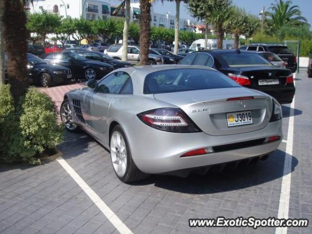 Mercedes SLR spotted in Empuria brava, Spain