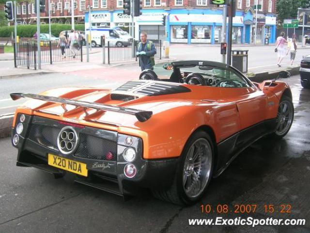 Pagani Zonda spotted in Manchester, United Kingdom