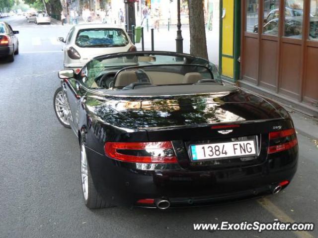 Aston Martin DB9 spotted in Budapest, Hungary