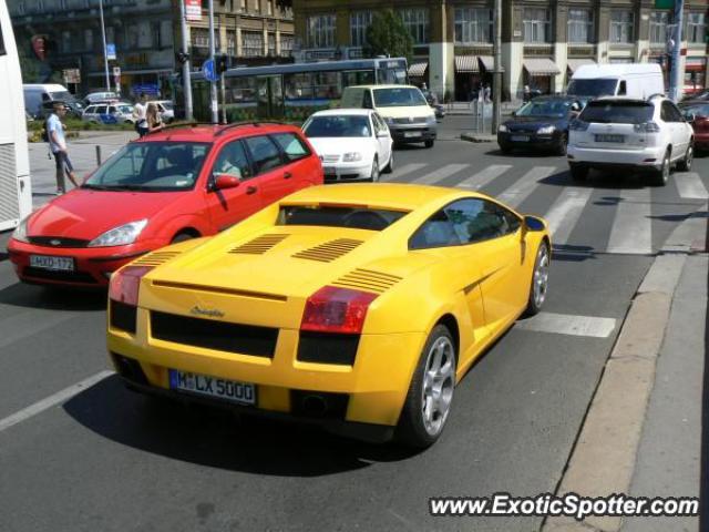 Lamborghini Gallardo spotted in Budapest, Hungary