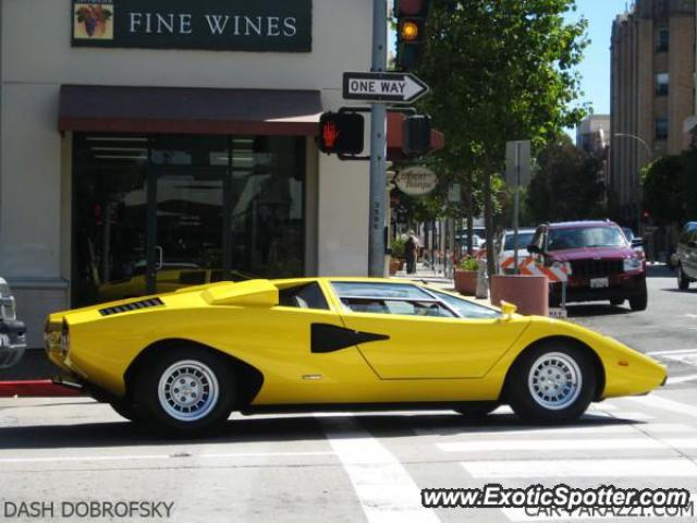 Lamborghini Countach spotted in Monterey, California