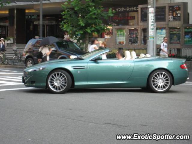 Aston Martin DB9 spotted in Tokyo, Roponggi, Japan