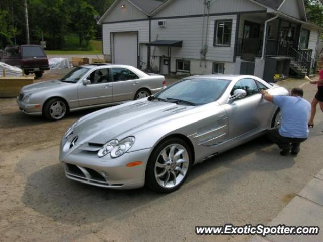 Mercedes SLR spotted in Tremblant, Canada