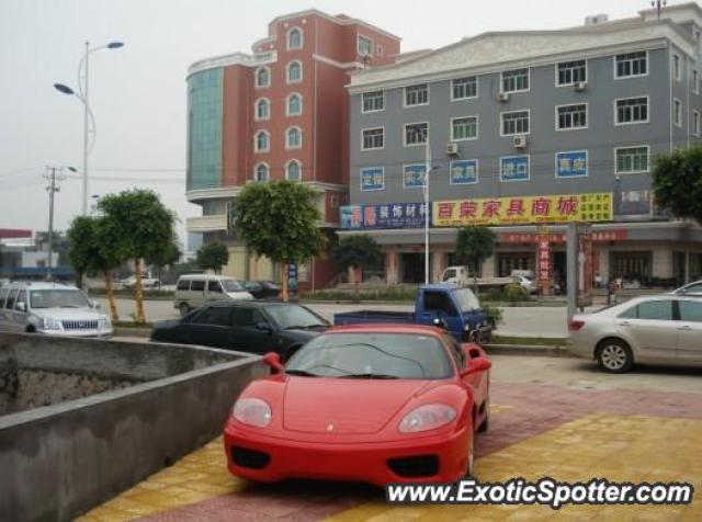 Ferrari 360 Modena spotted in Jinjiang, China