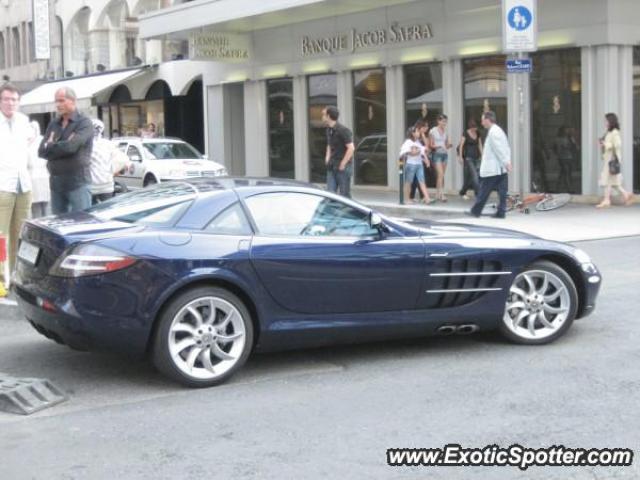 Mercedes SLR spotted in Geneve, Switzerland