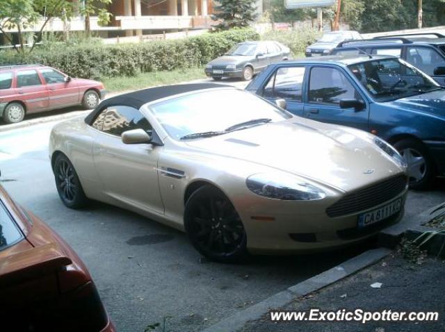 Aston Martin DB9 spotted in Sofia, Bulgaria