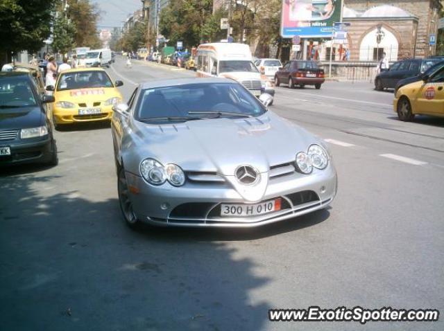 Mercedes SLR spotted in Sofia, Bulgaria