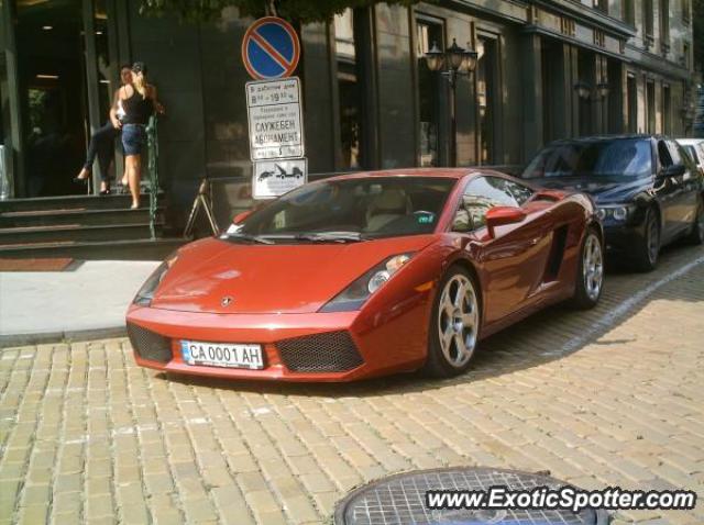 Lamborghini Gallardo spotted in Sofia, Bulgaria