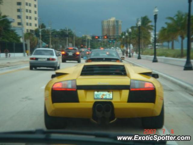 Lamborghini Murcielago spotted in Fort Lauderdale, Florida