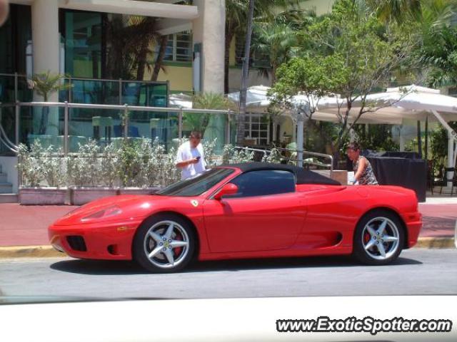 Ferrari 360 Modena spotted in Miami, Florida