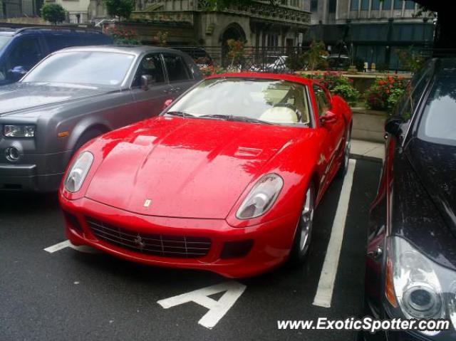 Ferrari 599GTB spotted in London, United Kingdom