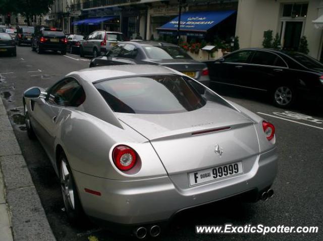 Ferrari 599GTB spotted in London, United Kingdom