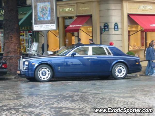 Rolls Royce Phantom spotted in Paris, France