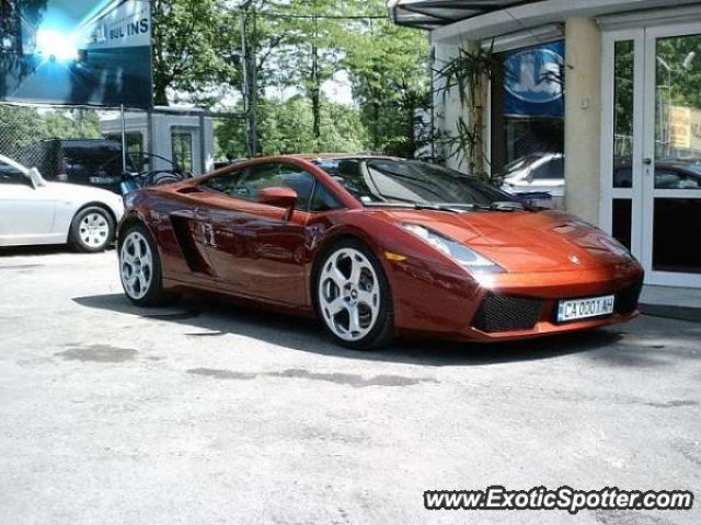 Lamborghini Gallardo spotted in Sofia, Bulgaria