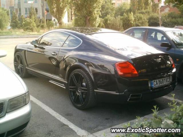 Bentley Continental spotted in Sofia, Bulgaria