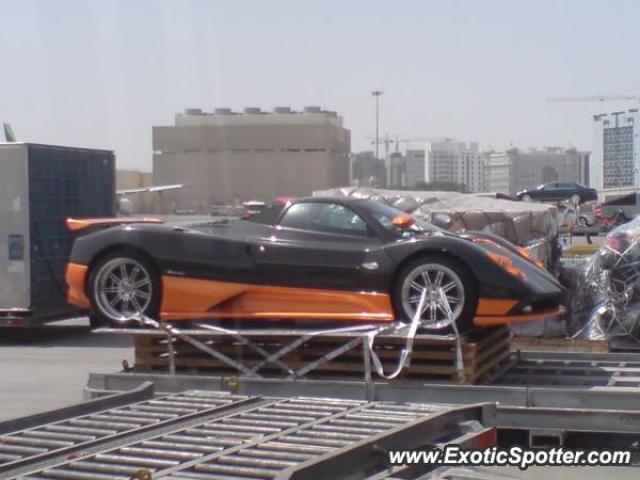 Pagani Zonda spotted in Dubai, United Arab Emirates