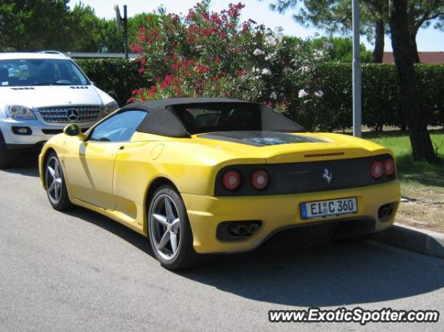 Ferrari 360 Modena spotted in Lignano, Italy