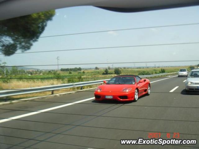 Ferrari 360 Modena spotted in Rome, Italy