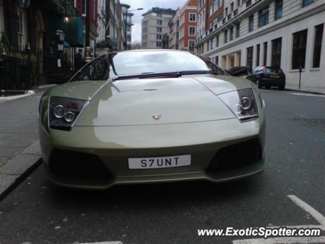 Lamborghini Murcielago spotted in London, United Kingdom