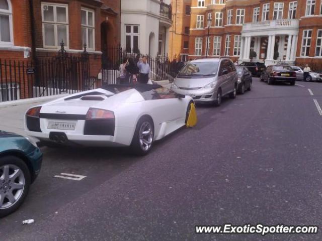 Lamborghini Murcielago spotted in London, United Kingdom