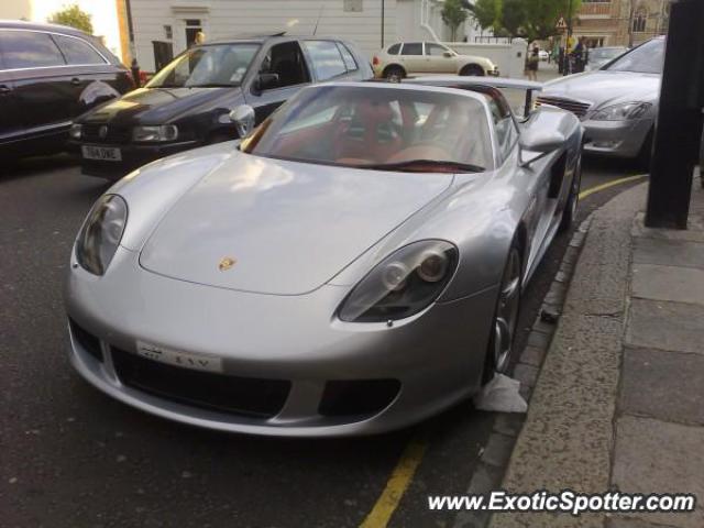 Porsche Carrera GT spotted in London, United Kingdom