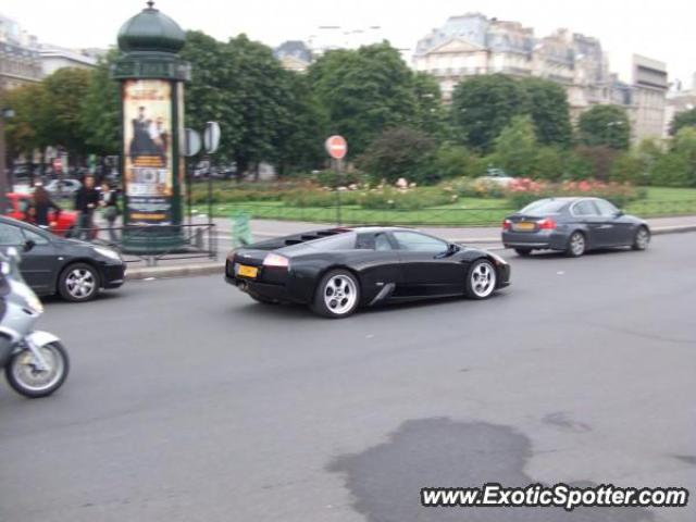 Lamborghini Murcielago spotted in Paris, France