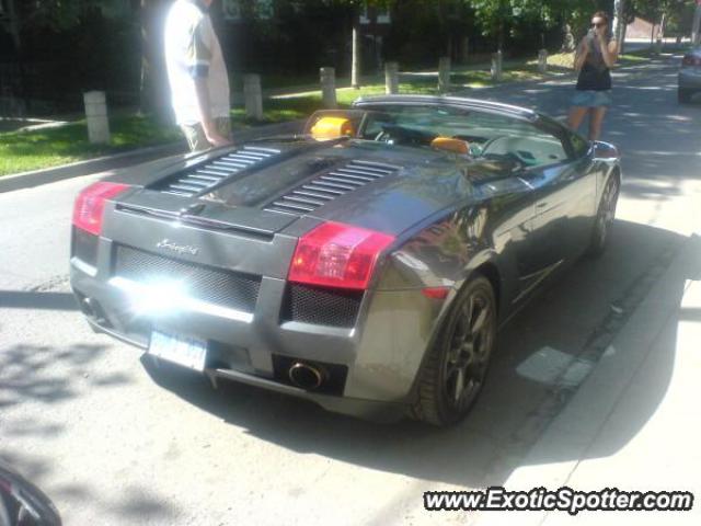 Lamborghini Gallardo spotted in Toronto, Canada