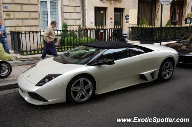 Lamborghini Murcielago spotted in Paris, France