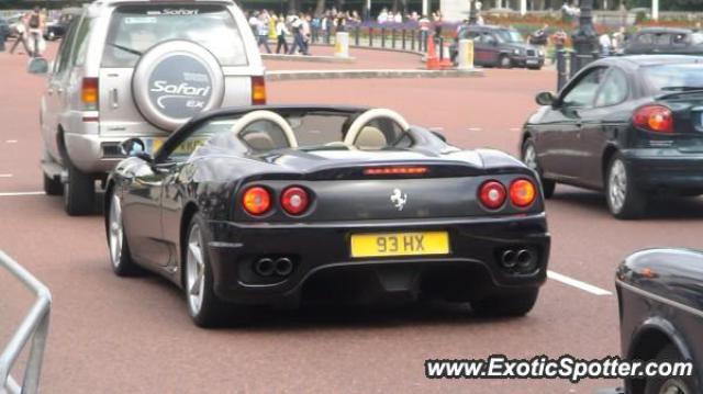 Ferrari 360 Modena spotted in London, United Kingdom