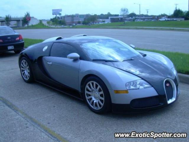 Bugatti Veyron spotted in Fort Worth, Texas