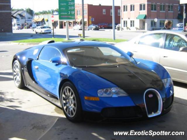 Bugatti Veyron spotted in Brighton, Michigan