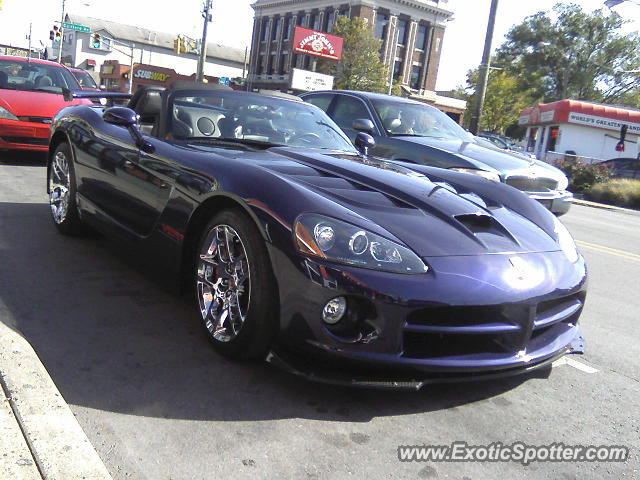 Dodge Viper spotted in Indianapolis, Indiana