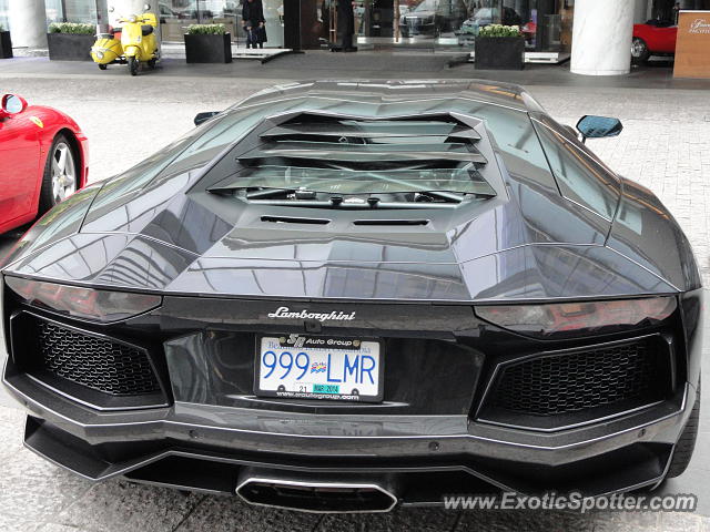 Lamborghini Aventador spotted in Vancouver, Canada