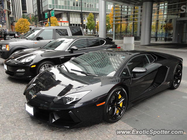 Lamborghini Aventador spotted in Vancouver, Canada