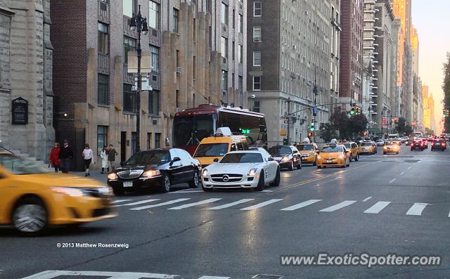 Mercedes SLS AMG spotted in New York, New York