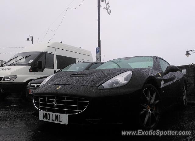 Ferrari California spotted in Douglas, United Kingdom