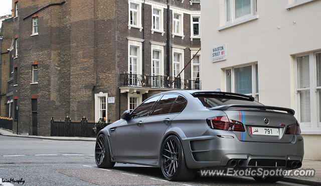 BMW M5 spotted in London, United Kingdom