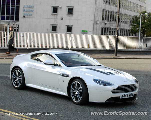 Aston Martin Vantage spotted in Manchester, United Kingdom