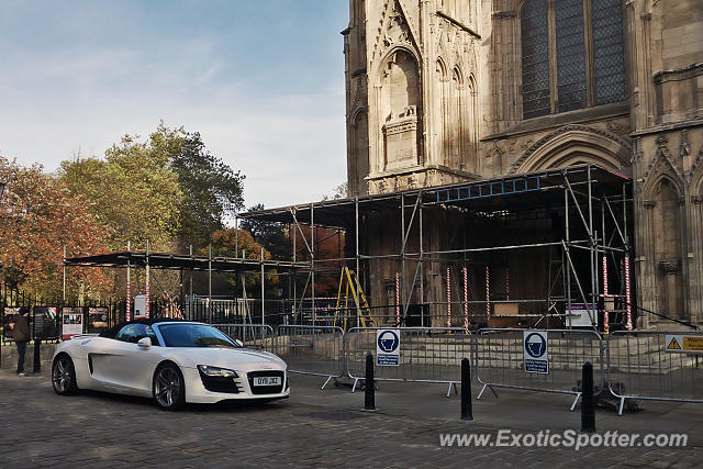 Audi R8 spotted in York, United Kingdom