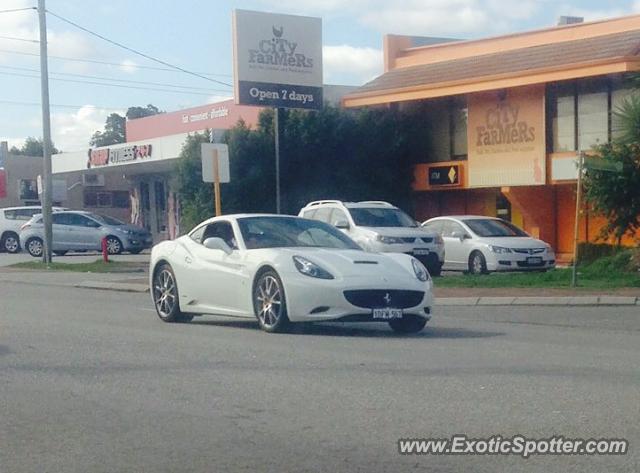 Ferrari California spotted in Perth, Australia